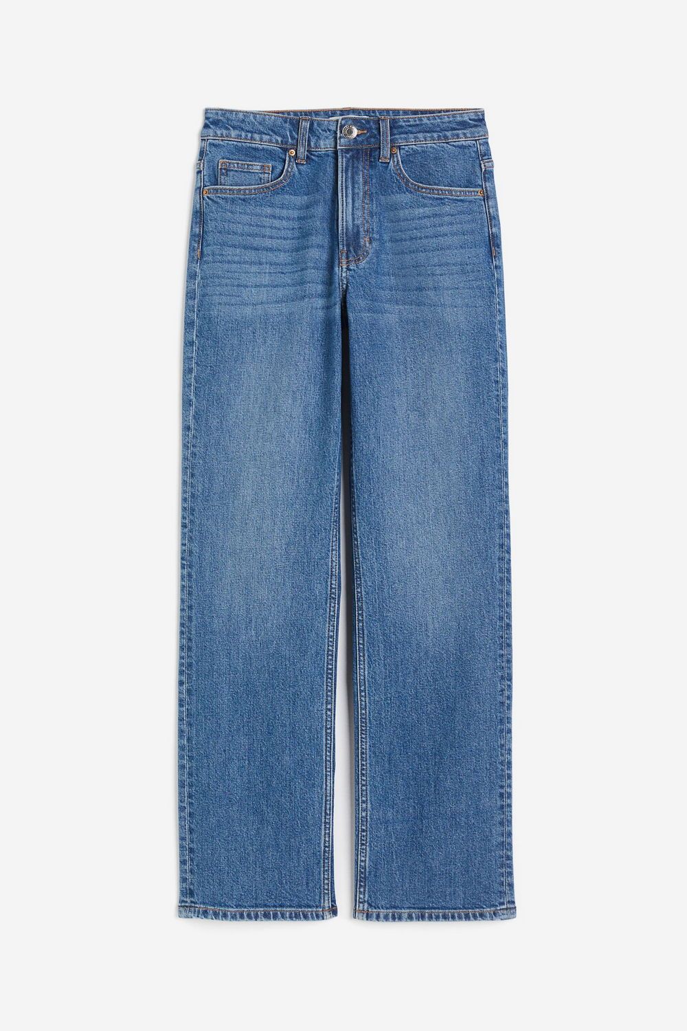 

Джинсы женские H&M 1206355 голубые 50 EU, Голубой, 1206355