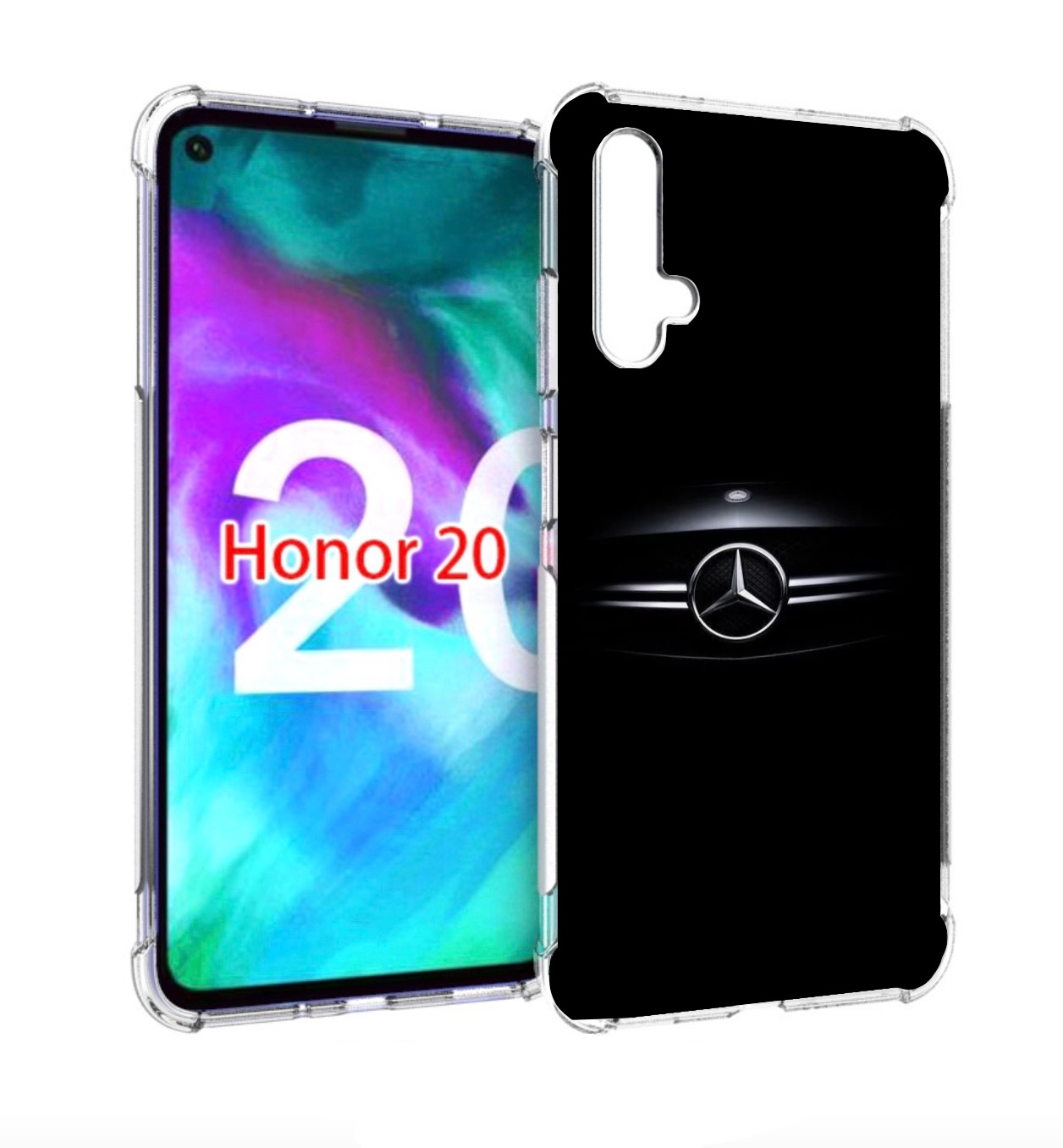 

Чехол бампер MyPads mercedes-мерседес-1 для Honor 20 Honor, Прозрачный, Tocco