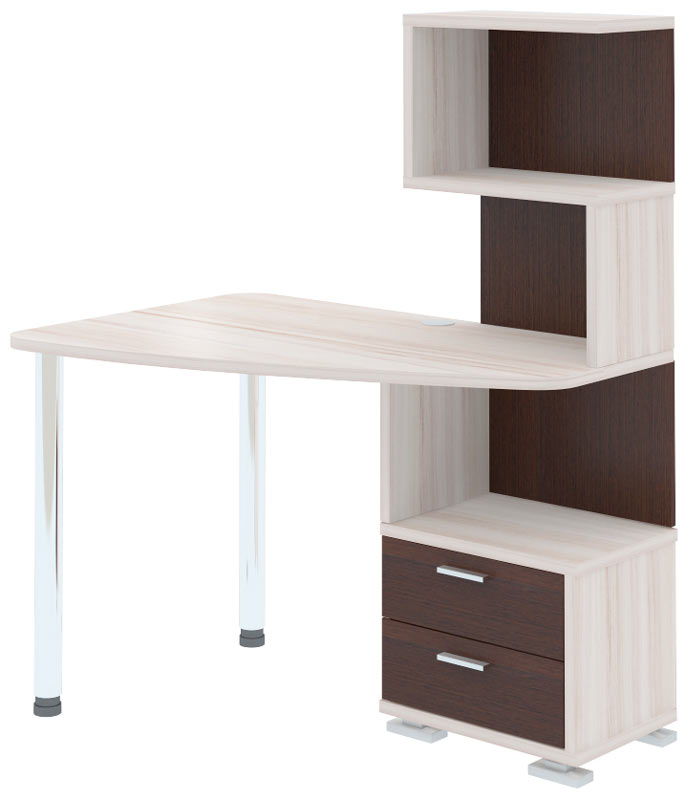 

Стол компьютерный Мэрдэс СКМ-60 КВ-ЛЕВ caramel-wenge