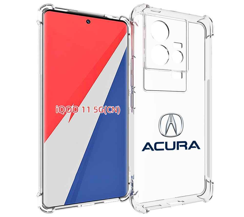 

Чехол MyPads acura-акура-2 для Vivo iQOO 11, Прозрачный, Tocco
