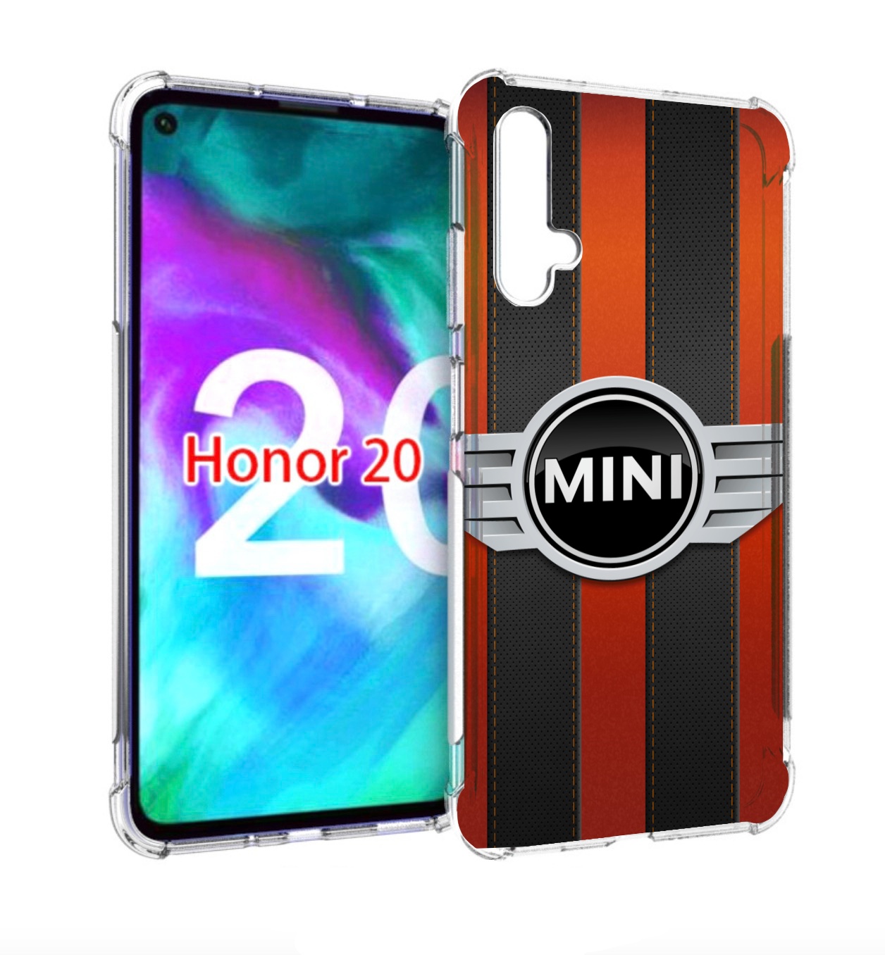 

Чехол бампер MyPads mini-мини-1 для Honor 20, Прозрачный, Tocco