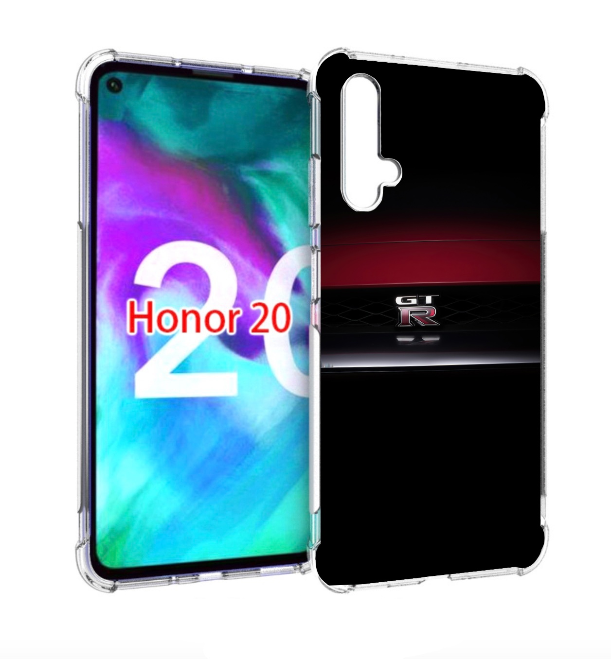 

Чехол бампер MyPads nissan ниссан 1 мужской для Honor 20, Прозрачный, Tocco