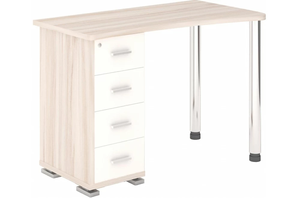 

Стол компьютерный Мэрдэс СКМ-50 КБЕ-ПРАВ caramel/white pearl
