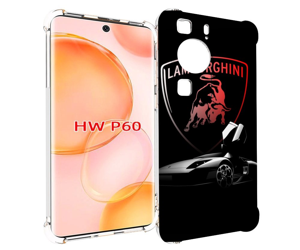 

Чехол MyPads Ламборгини-black мужской для Huawei P60, Tocco