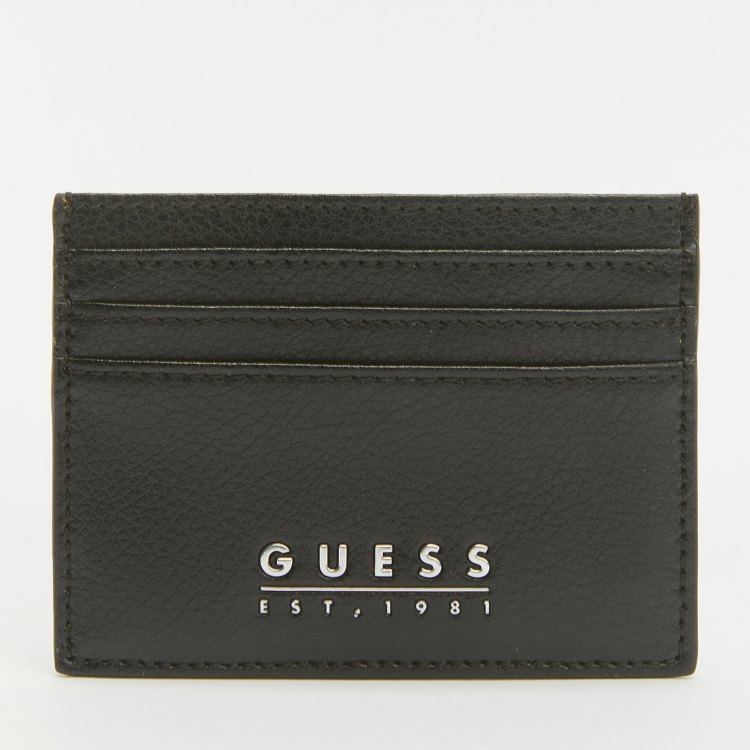 

Кредитница мужская Guess SMFIDALEA25 черная, Черный, SMFIDALEA25