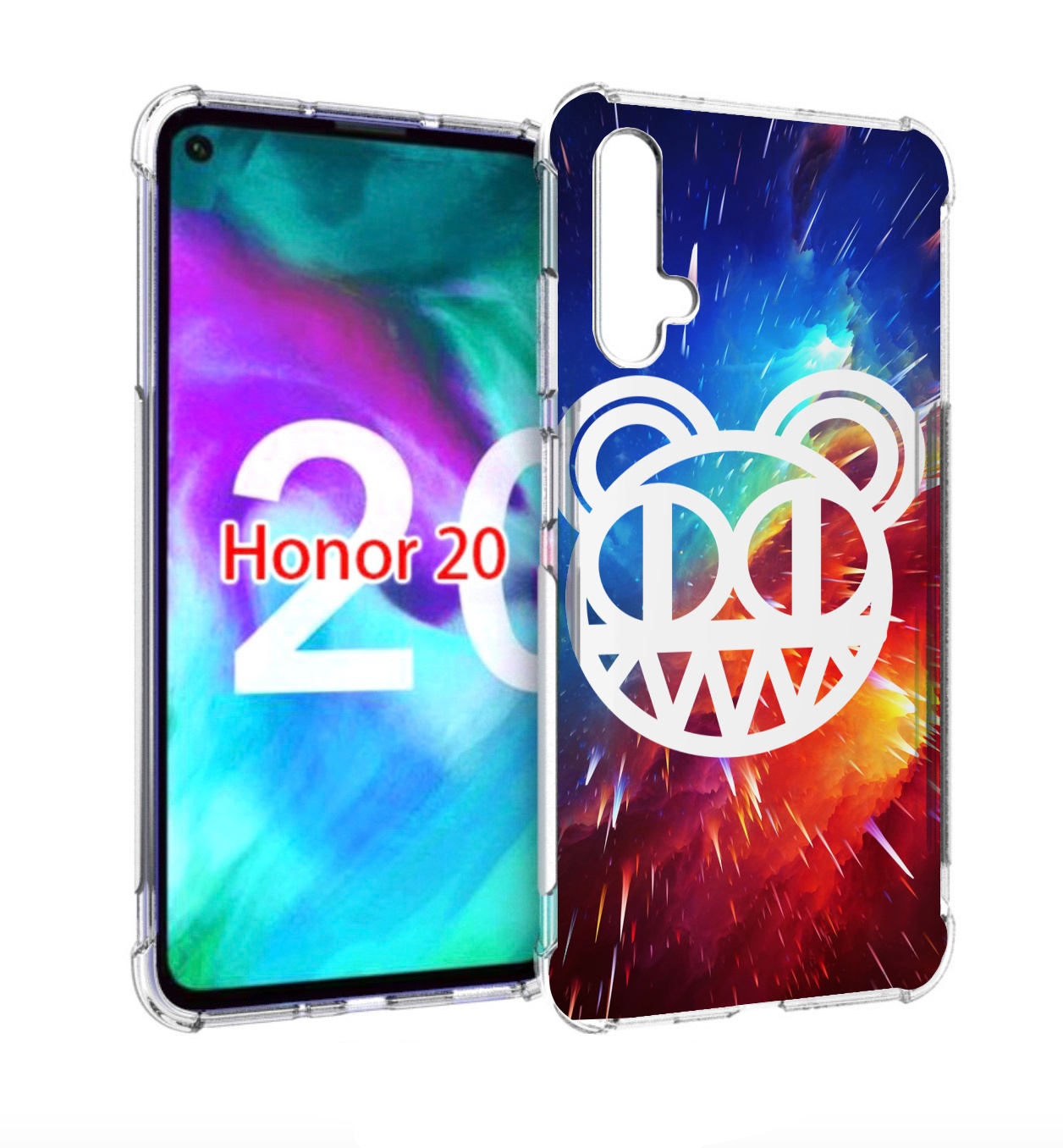 

Чехол бампер MyPads radiohead cosmos для Honor 20, Прозрачный, Tocco