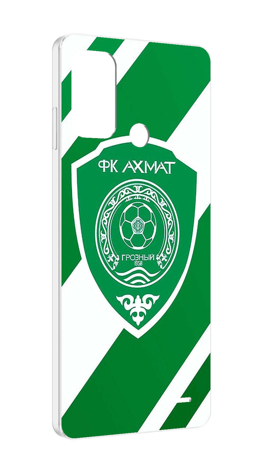 

Чехол MyPads фк ахмат грозныи мужской для ZTE Blade A52, Прозрачный, Tocco