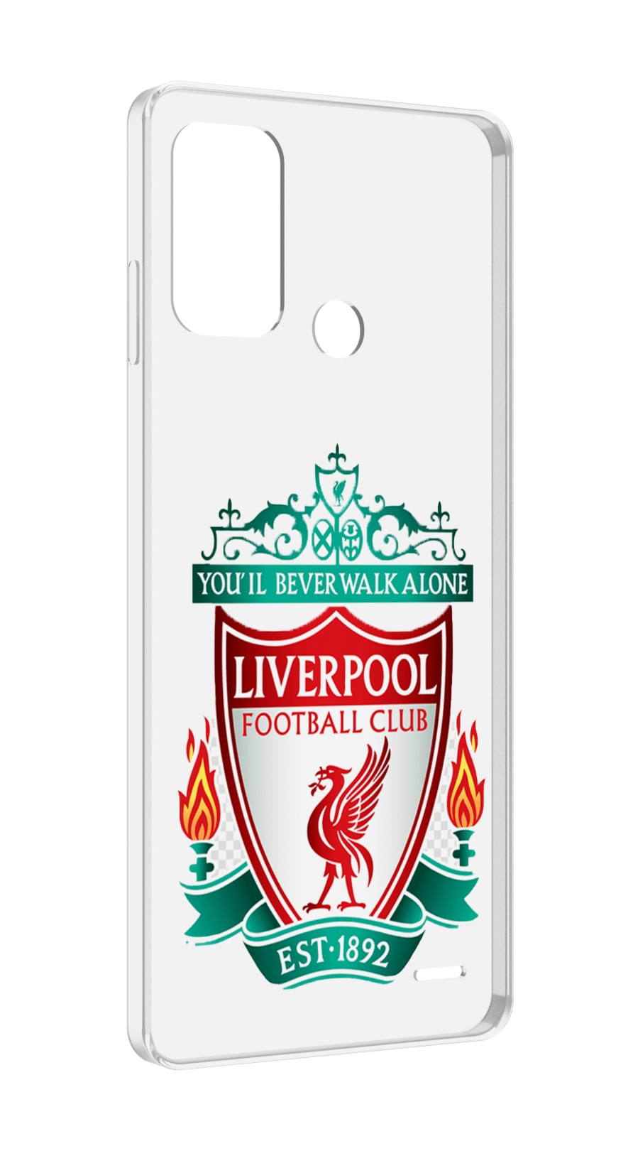 

Чехол MyPads фк ливерпуль мужской для ZTE Blade A52, Прозрачный, Tocco