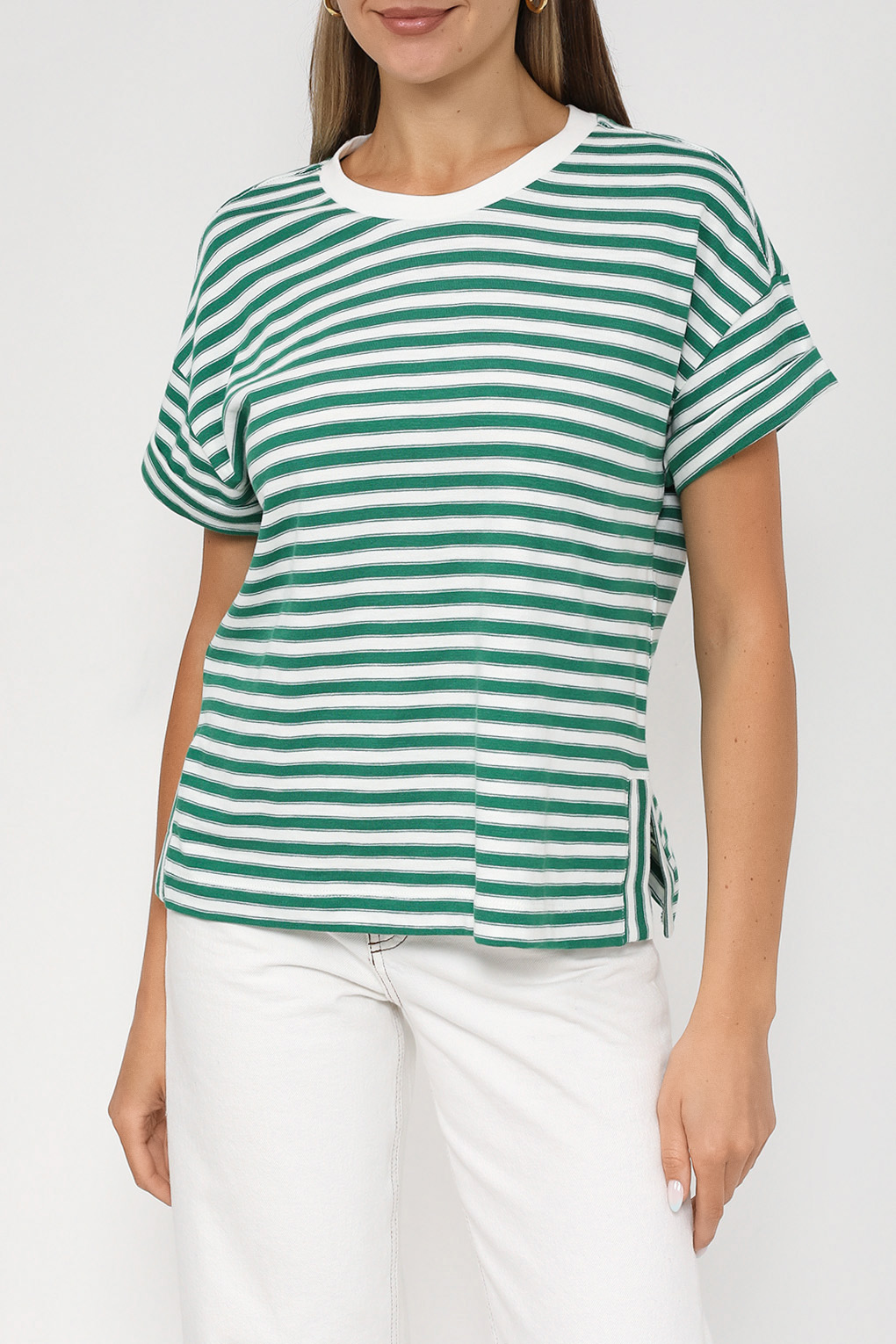 

Футболка женская Esprit Casual 073EE1K305 зеленая L, Зеленый, 073EE1K305