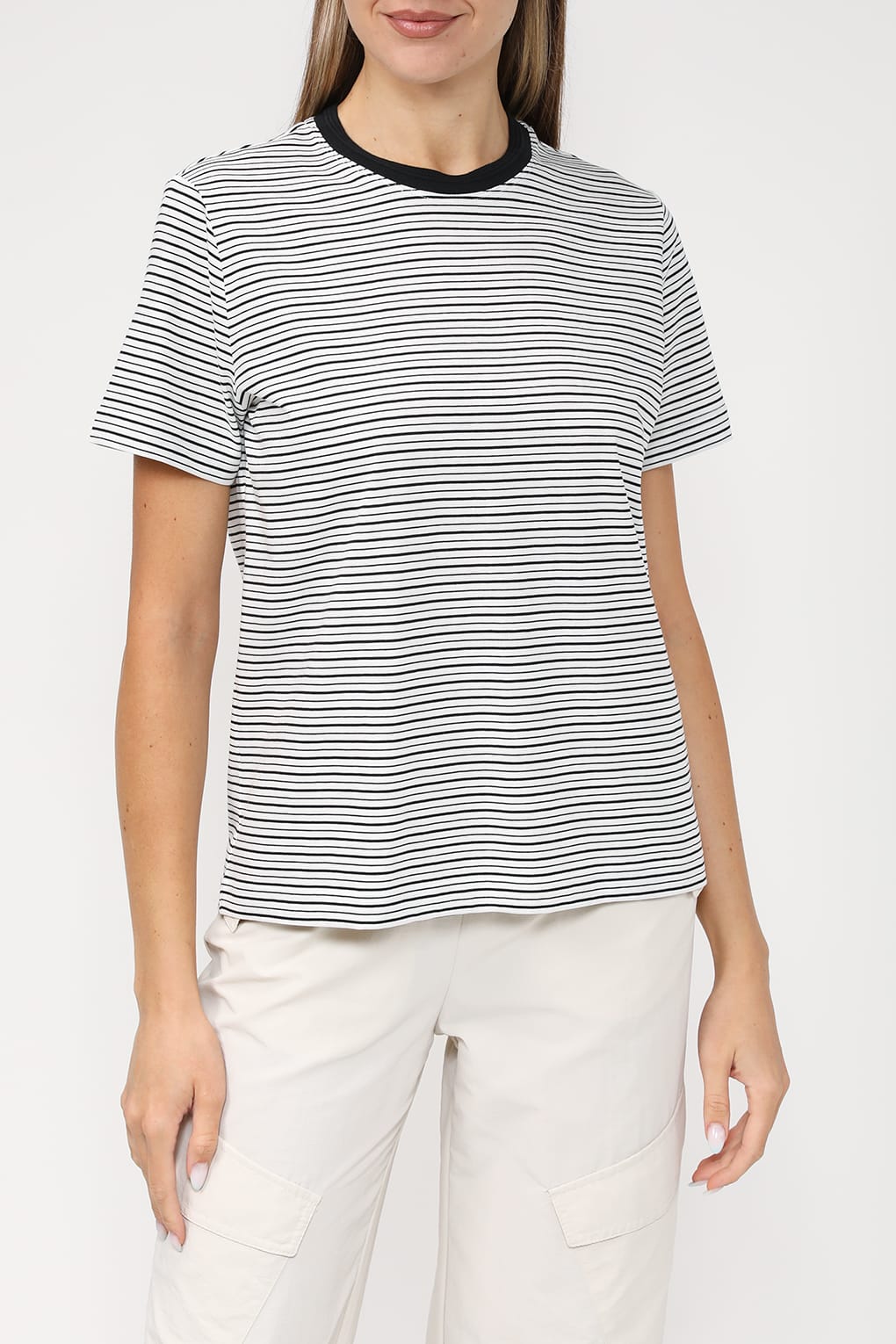 

Футболка женская Esprit Casual 073EE1K306 белая XS, Белый, 073EE1K306