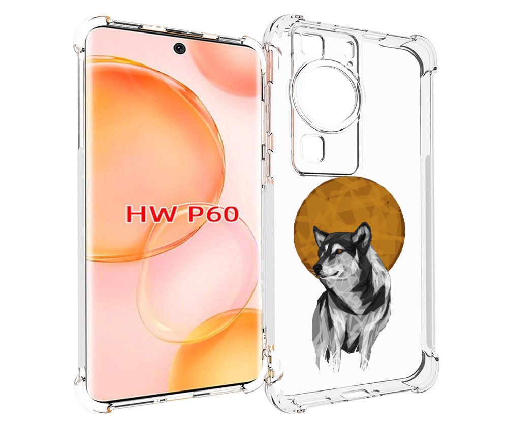 

Чехол MyPads Лунный волк для Huawei P60, Tocco
