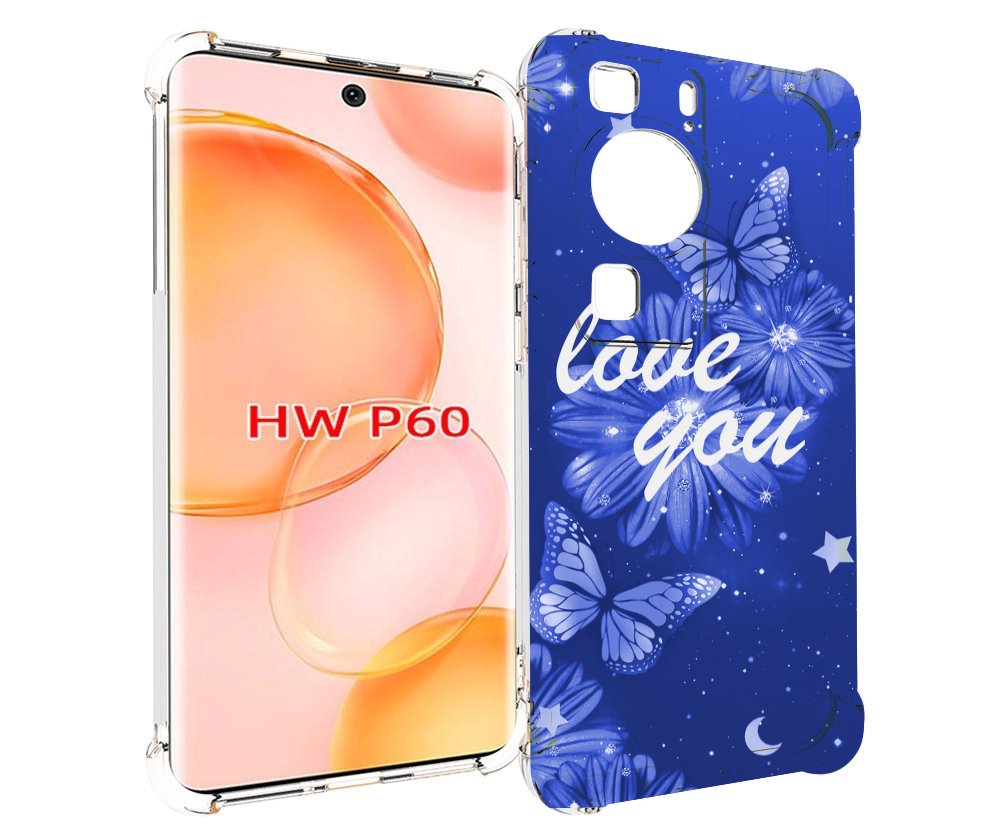 

Чехол MyPads Люблю-тебя-с-бабочками для Huawei P60, Tocco
