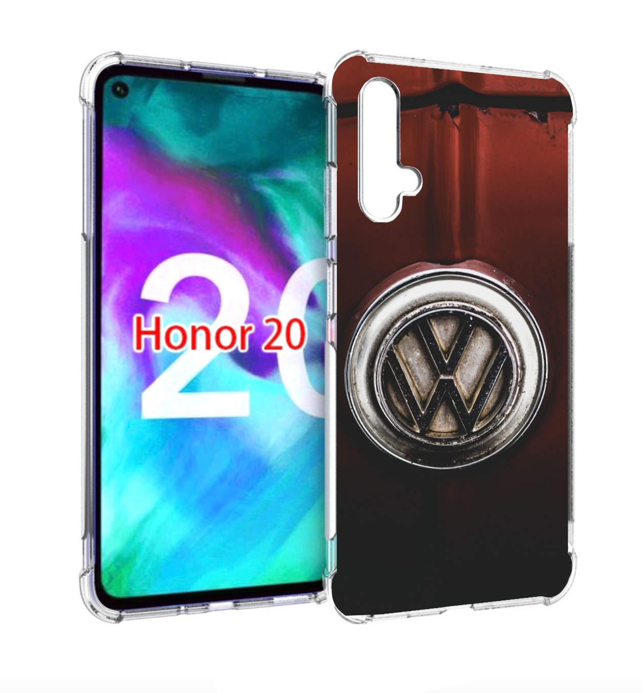 

Чехол бампер MyPads volkwagen фольскваген 1 мужской для Huawei H, Прозрачный, Tocco