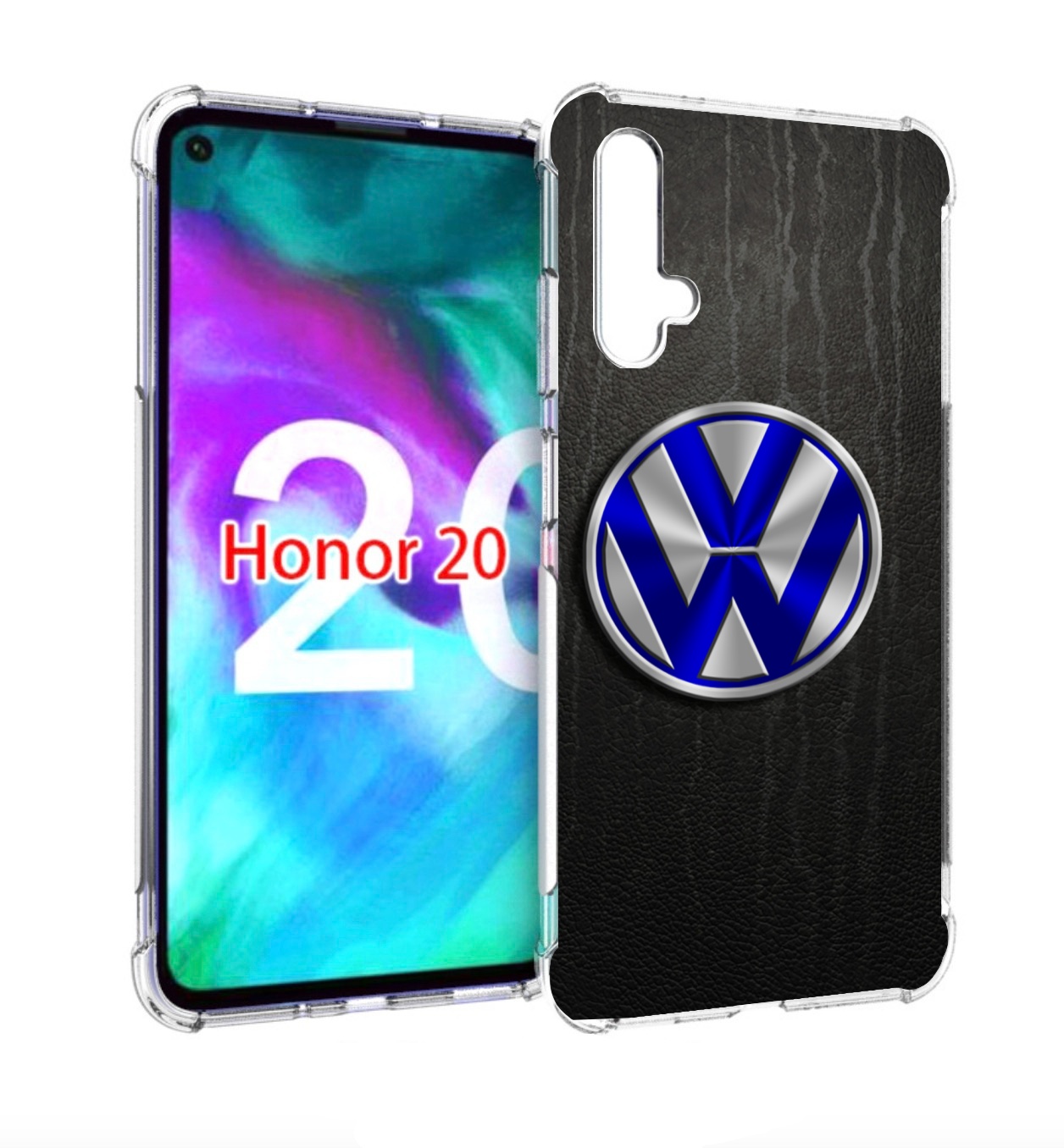 

Чехол бампер MyPads volkwagen-фольксваген-3 для Honor 20, Прозрачный, Tocco
