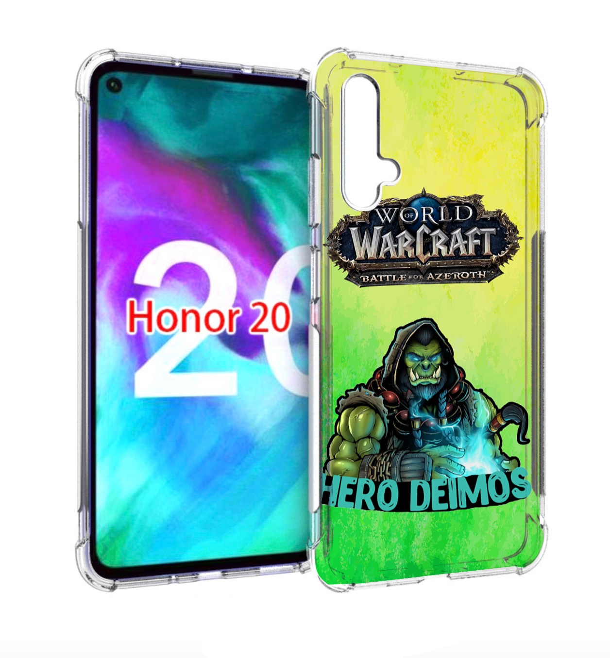 Чехол бампер MyPads world-of-warcraft мужской для Honor 2