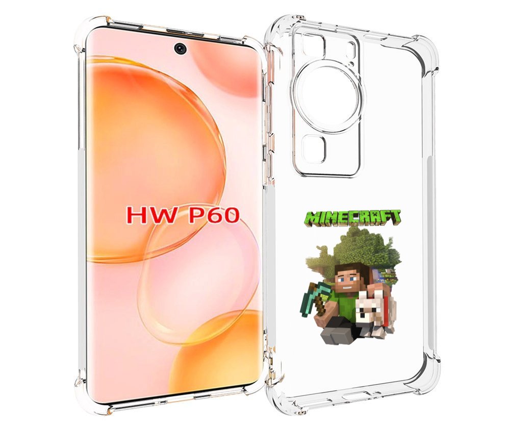 

Чехол MyPads Майнкрафт детский для Huawei P60, Tocco