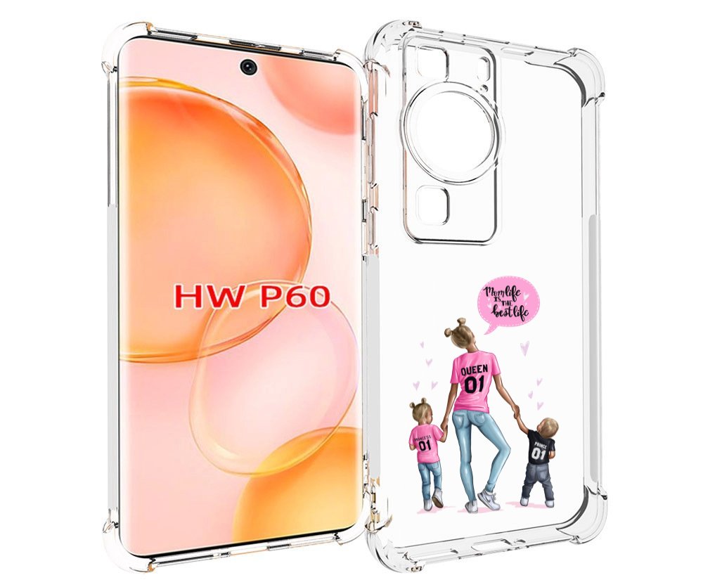 

Чехол MyPads Мама-королева женский для Huawei P60, Tocco