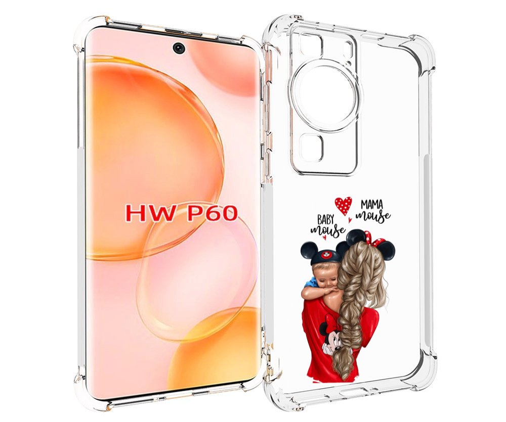 

Чехол MyPads Мама-маус женский для Huawei P60, Tocco