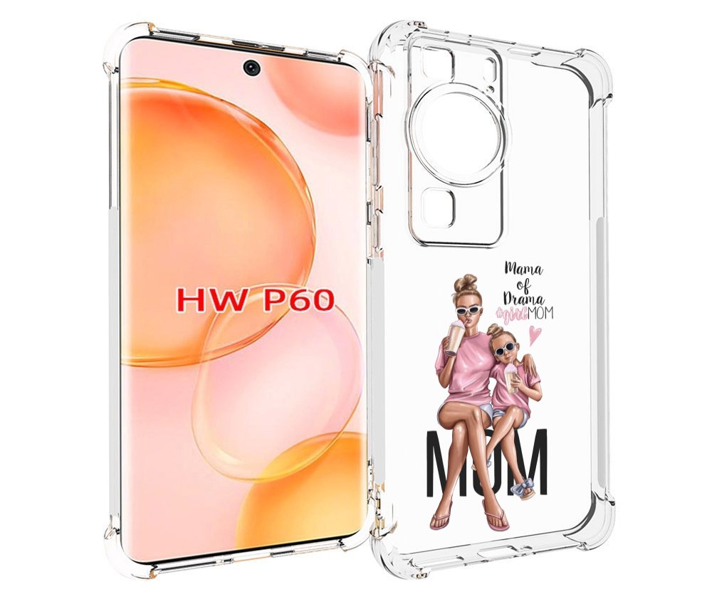 Чехол MyPads Мама-мечты женский для Huawei P60