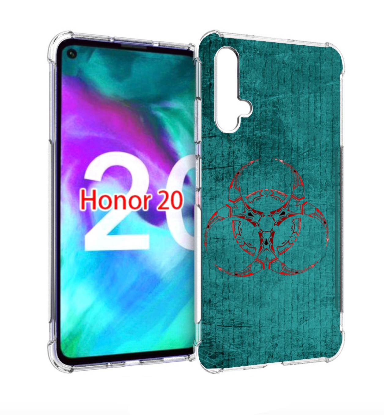 

Чехол бампер MyPads Амбрелла для Honor 20, Прозрачный, Tocco