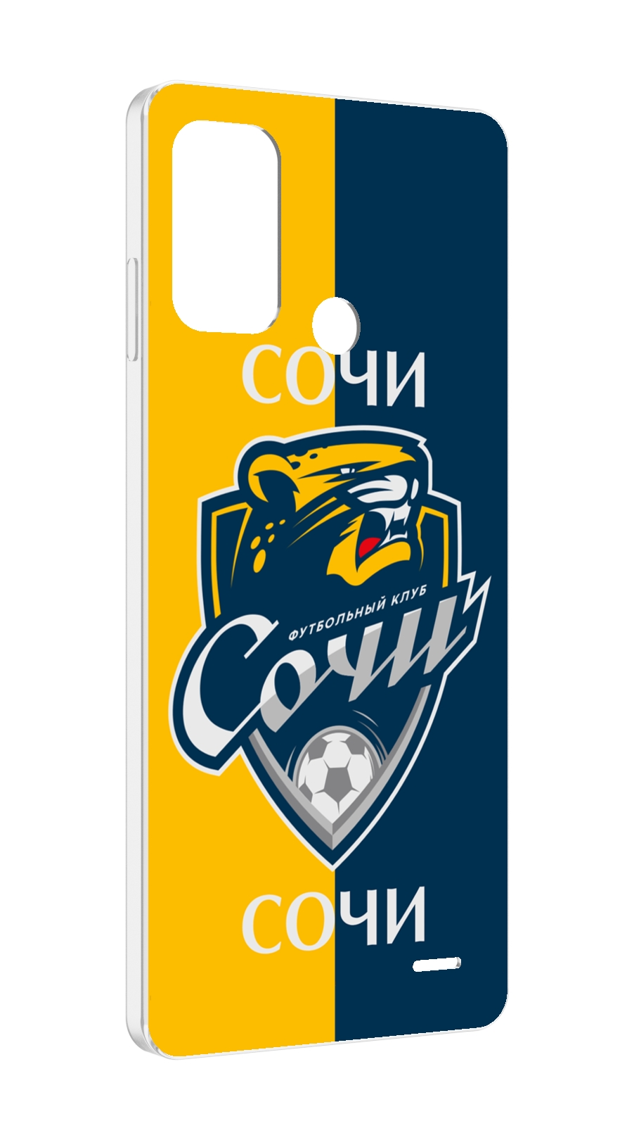 

Чехол MyPads фк сочи для ZTE Blade A52, Прозрачный, Tocco