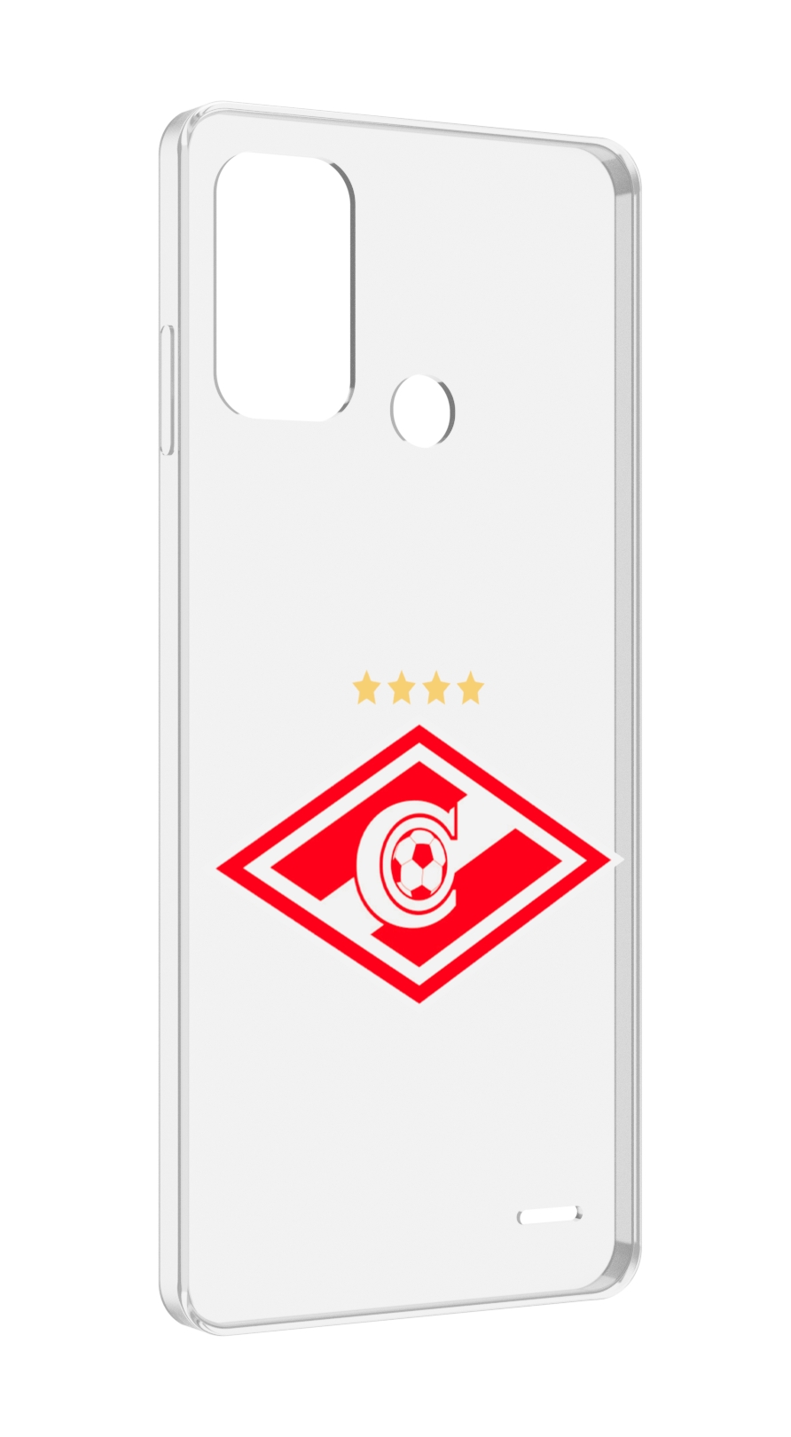 

Чехол MyPads фк спартак 1 для ZTE Blade A52, Прозрачный, Tocco