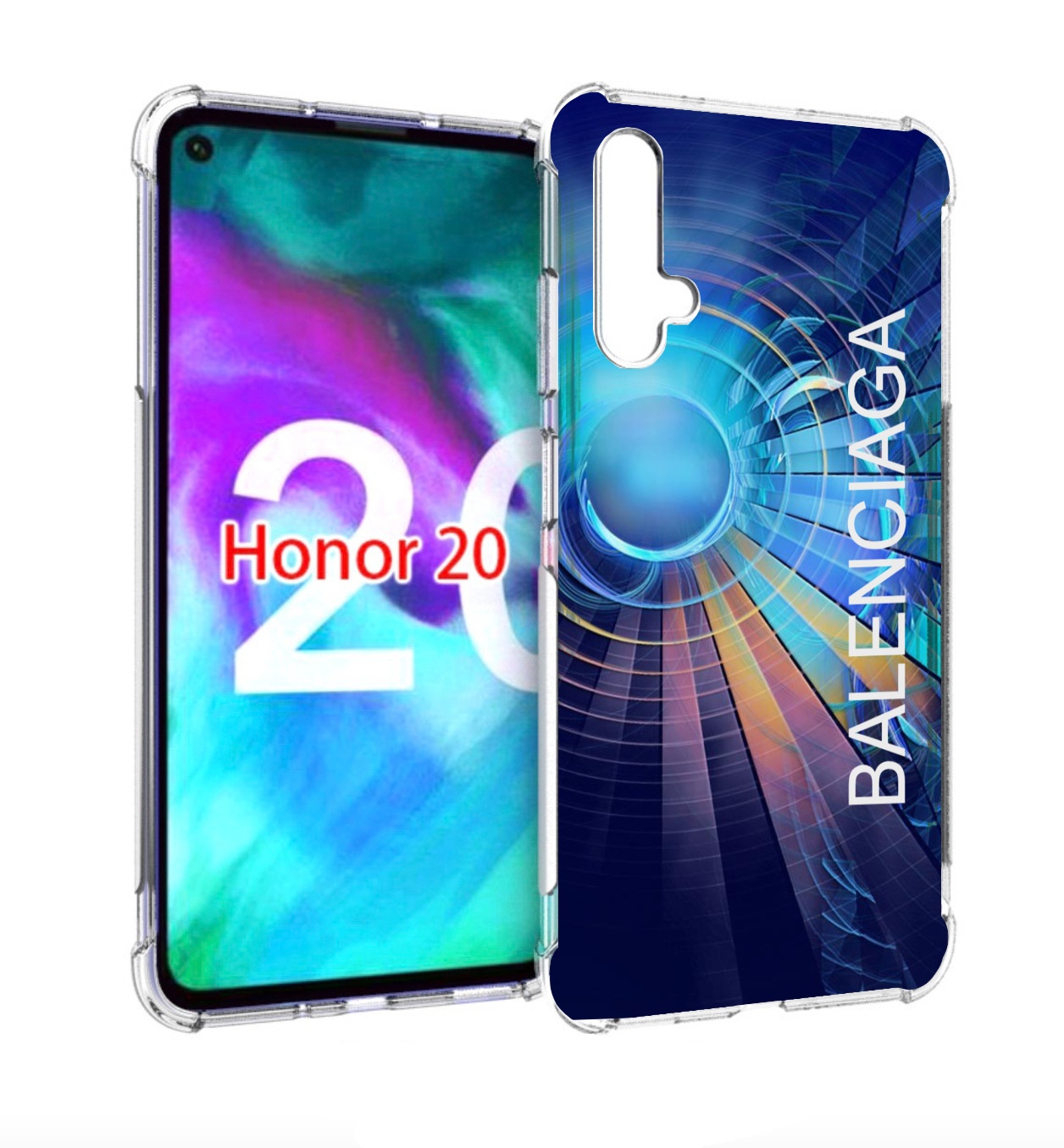 

Чехол бампер MyPads Баленсиага-абстракция для Honor 20 Honor, Прозрачный, Tocco