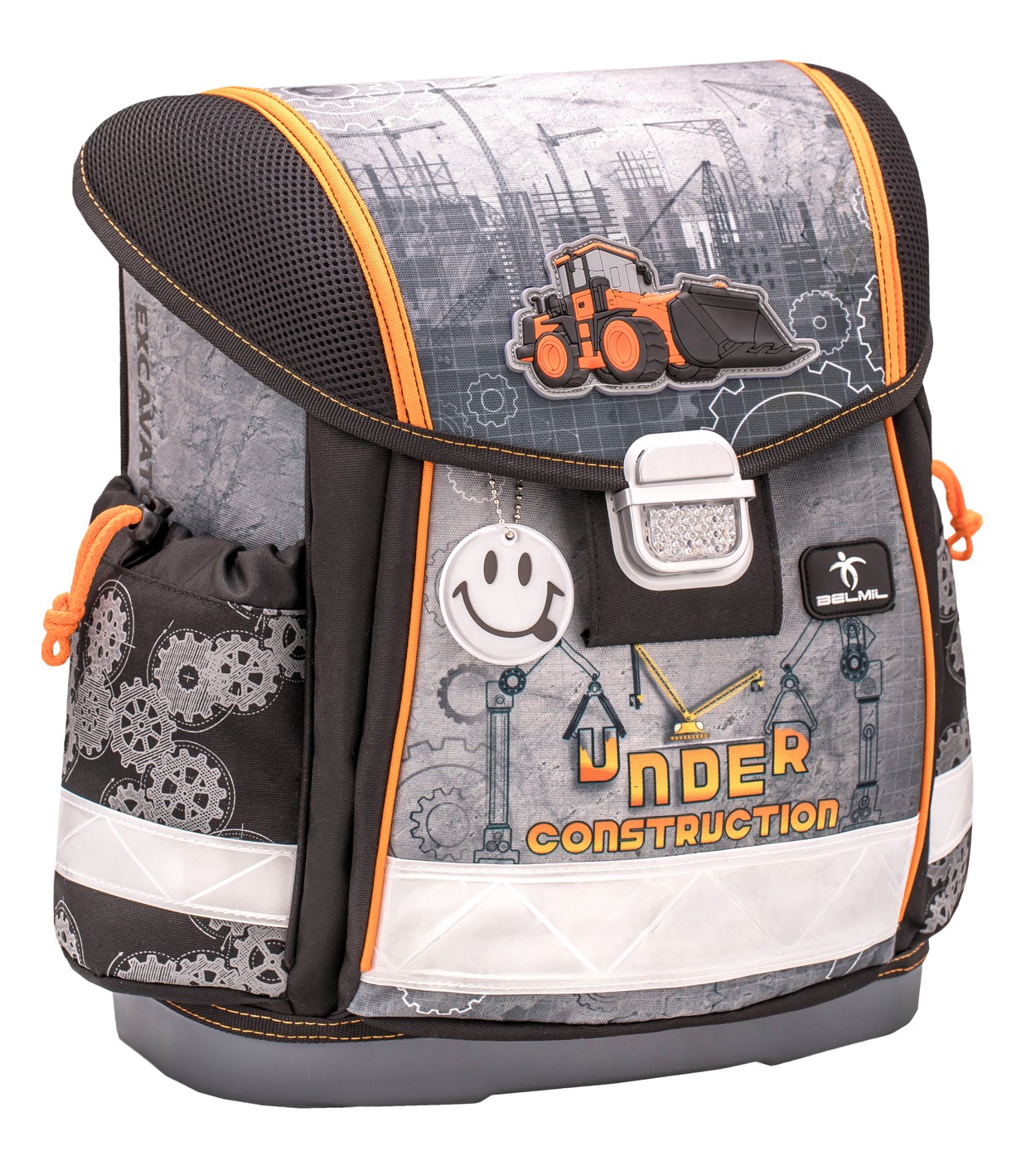 

Ранец Belmil Classy Excavator Grey, Экскаватор, серый