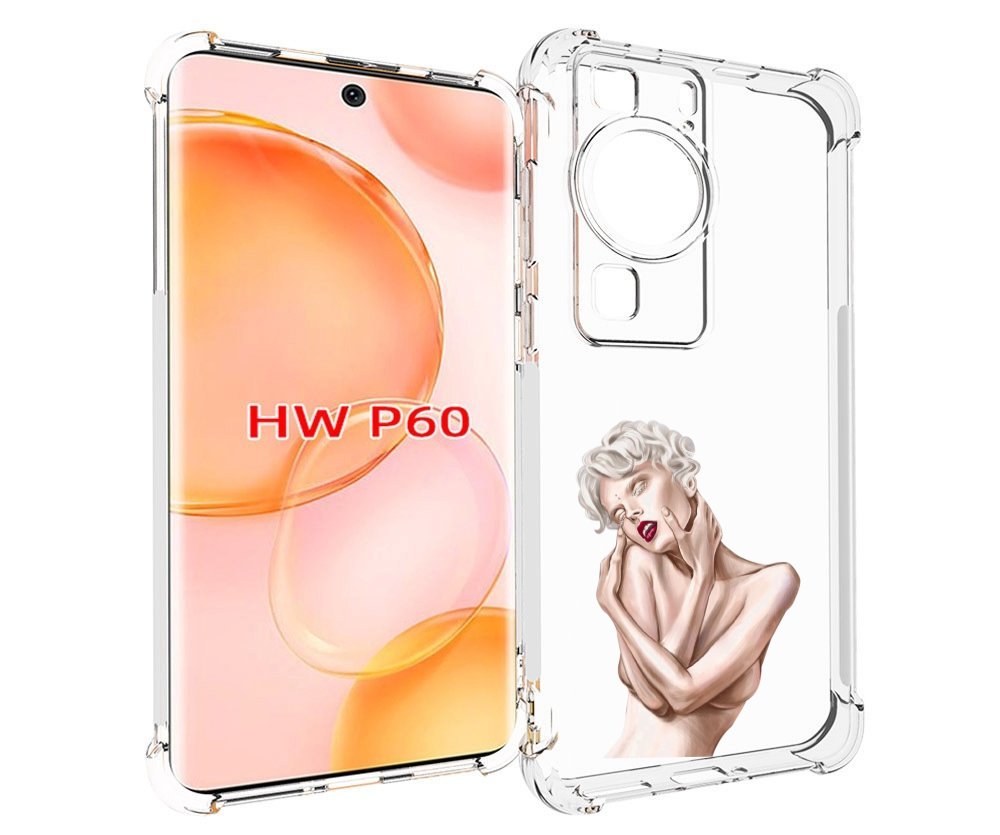

Чехол MyPads Мигера женский для Huawei P60, Tocco