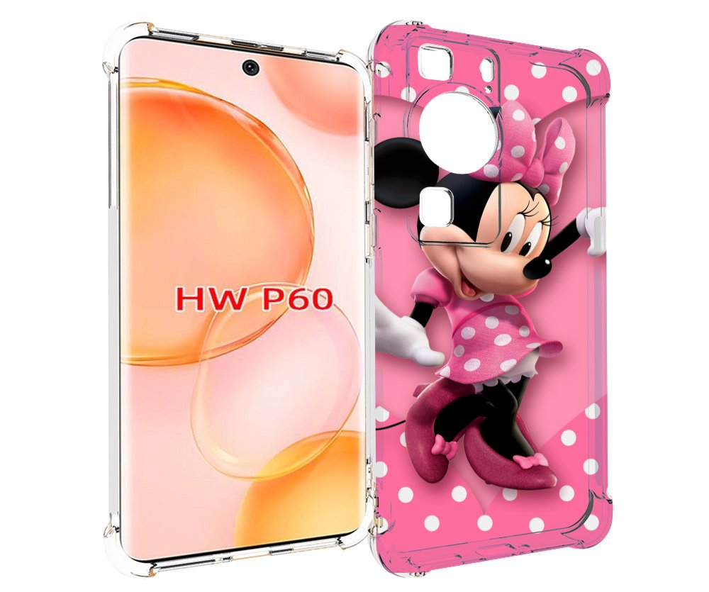 

Чехол MyPads Минни-Маус-в-сердце женский для Huawei P60, Tocco