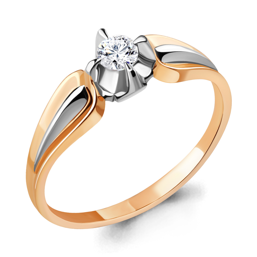

Кольцо из красного золота с бриллиантом Aquamarine Aquamarine 963772к_585_кз р, 963772к_585_кз