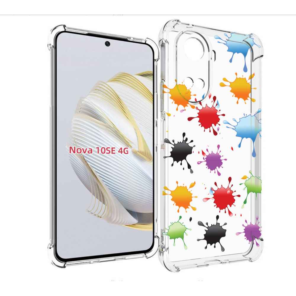 

Чехол MyPads кляксы для Huawei Nova 10 SE, Прозрачный, Tocco