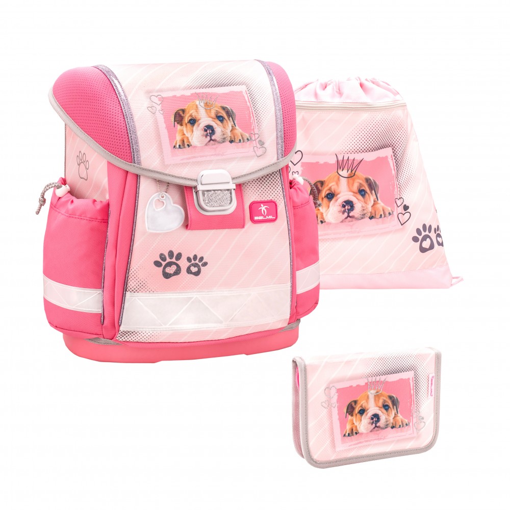 

Ранец Belmil Classy My Sweet Puppy, Щенок, розовый, с наполнением