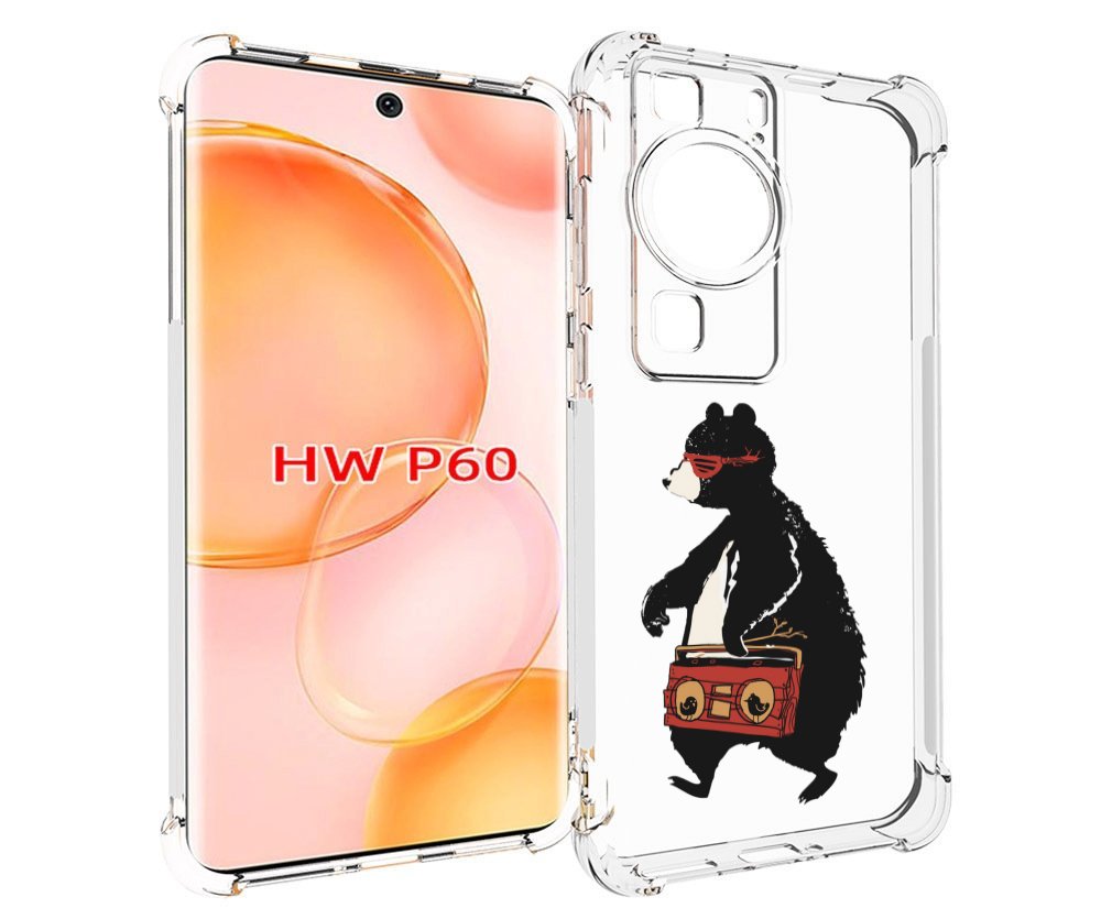 

Чехол MyPads Музыкальный медведь для Huawei P60, Tocco