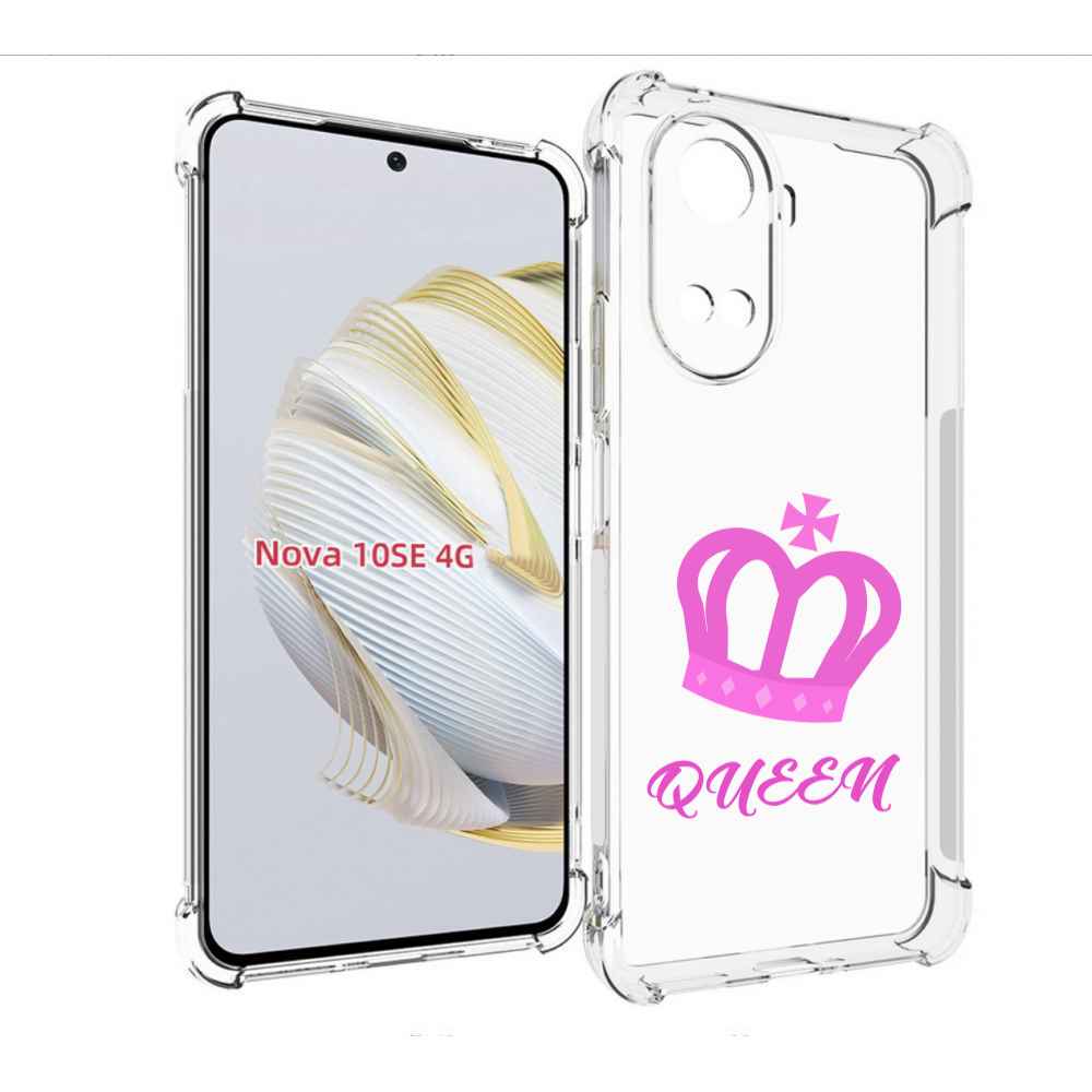 

Чехол MyPads корона-королевы-розовый для Huawei Nova 10 SE, Прозрачный, Tocco