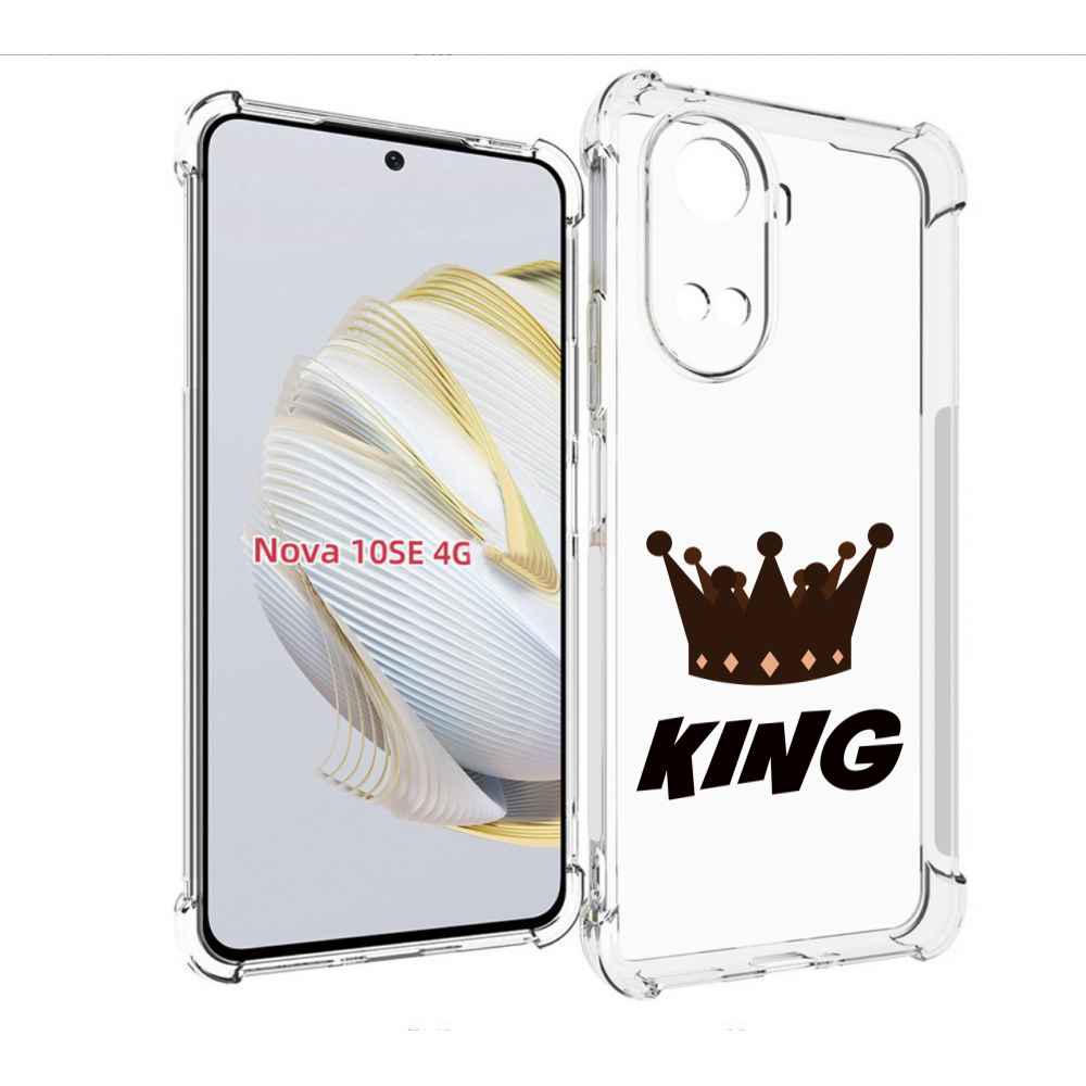 

Чехол MyPads корона-короля-черный для Huawei Nova 10 SE, Прозрачный, Tocco