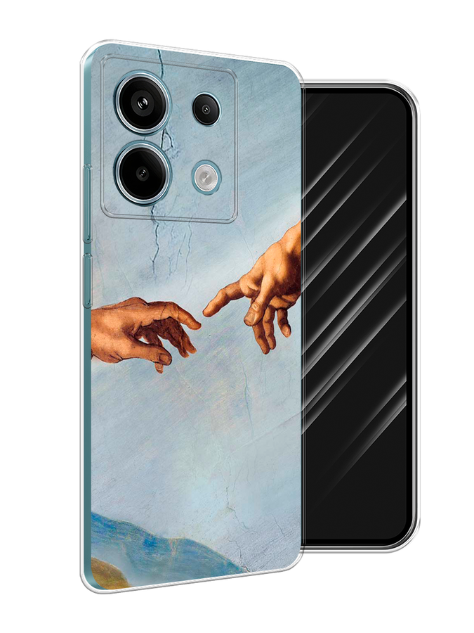 

Чехол Awog на Xiaomi Redmi Note 13 Pro 5G "Сотворение Адама", Голубой;коричневый;серый, 320150-1