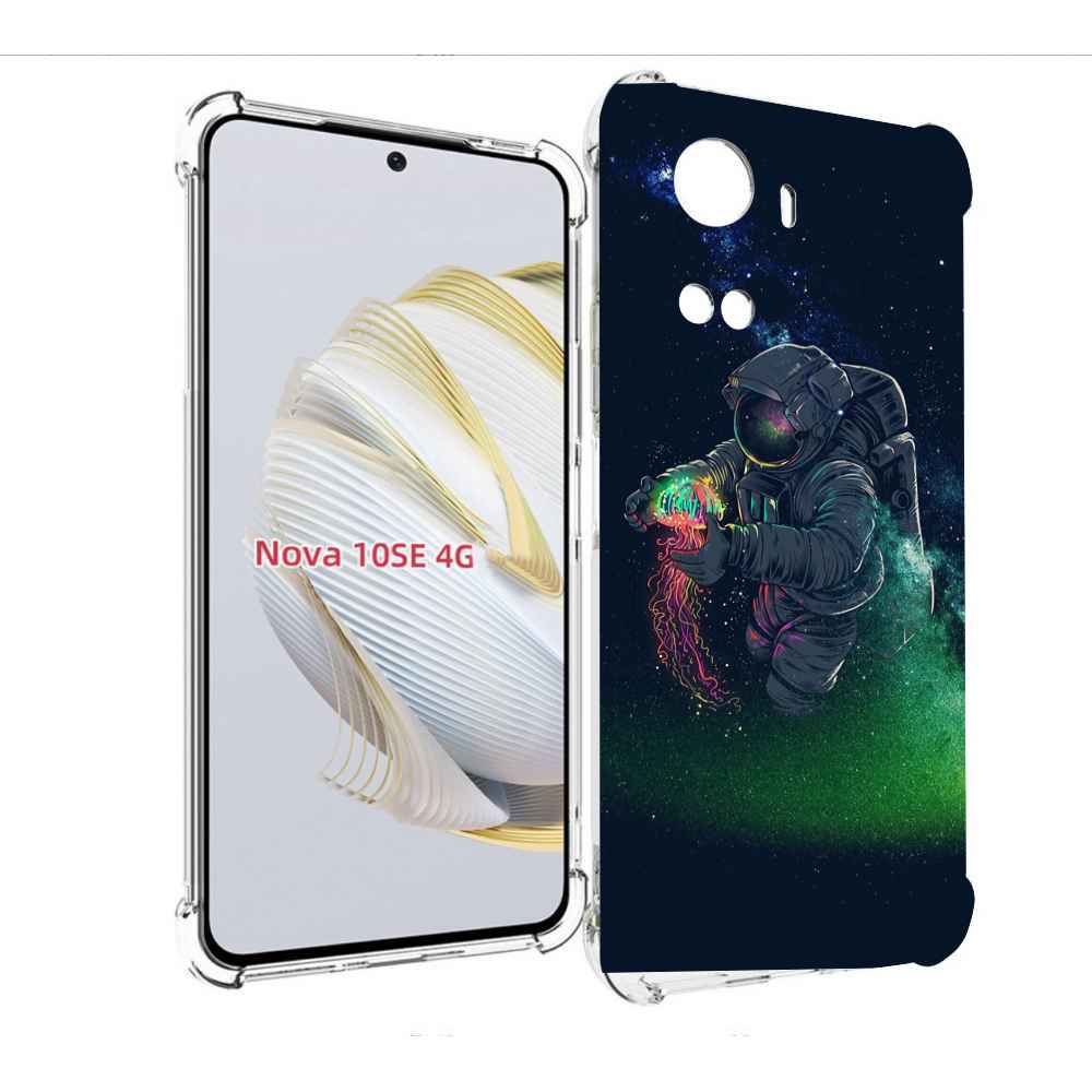

Чехол MyPads космонавт-с-оружием-арты для Huawei Nova 10 SE, Прозрачный, Tocco