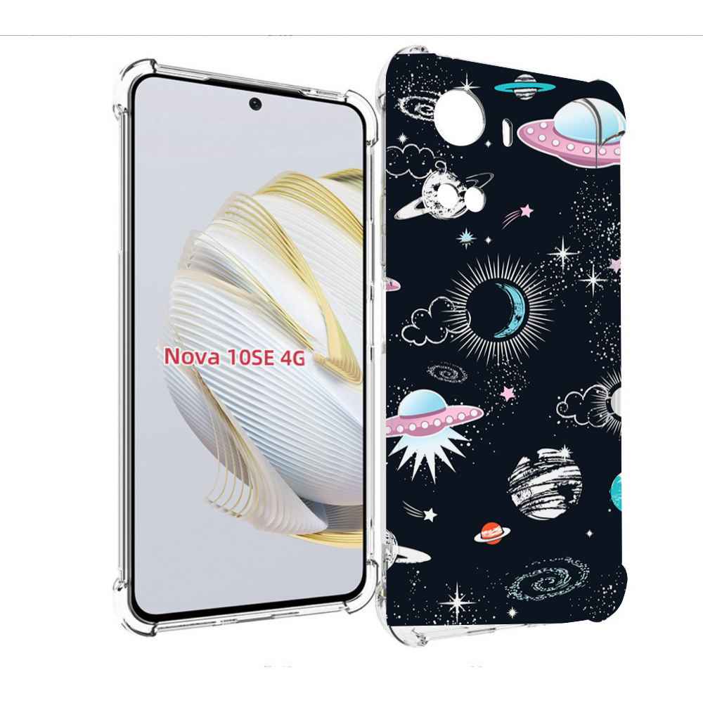 

Чехол MyPads космос-мини-картинки для Huawei Nova 10 SE, Прозрачный, Tocco