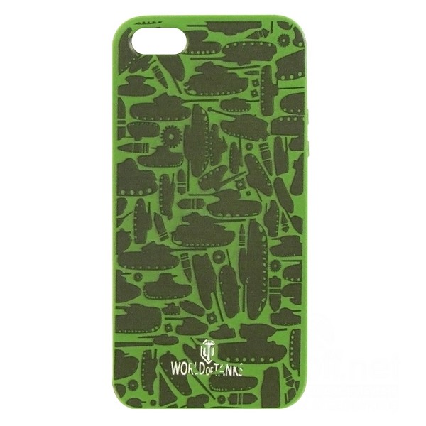 фото Чехол-накладка krutoff на iphone 5/5s/se technics military green