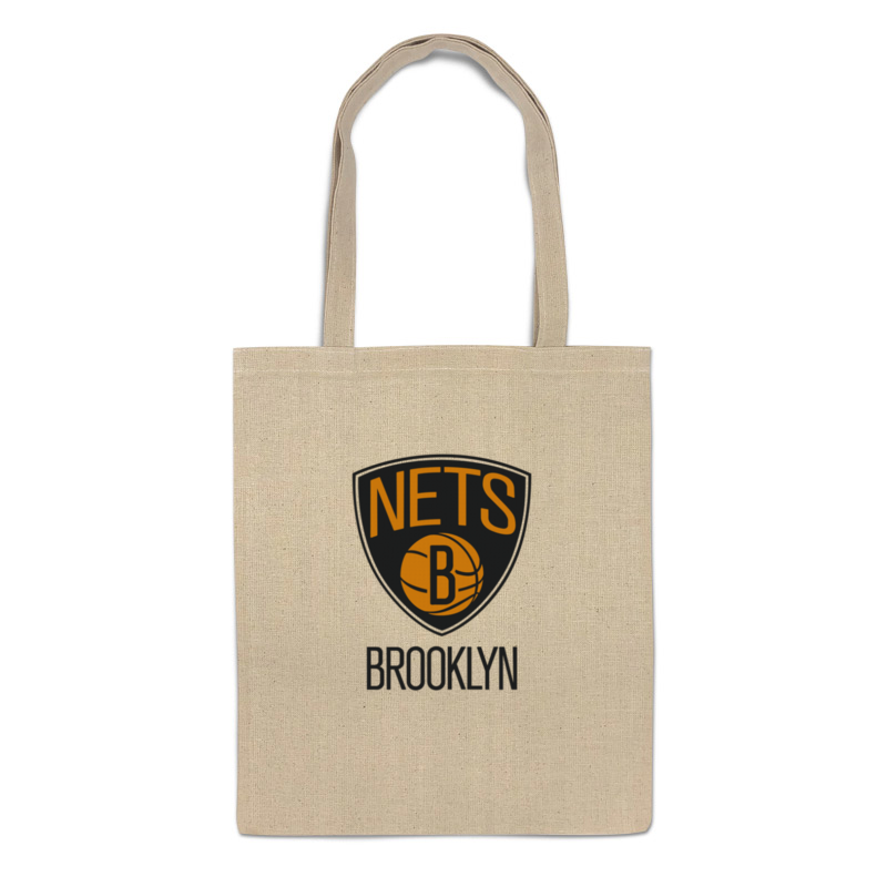 

Сумка-шоппер Printio Brooklyn nets бежевая, Бежевый, Brooklyn nets