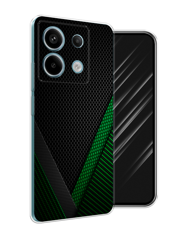 

Чехол Awog на Xiaomi Redmi Note 13 Pro 5G "Зеленый карбон", Черный;зеленый, 320150-1