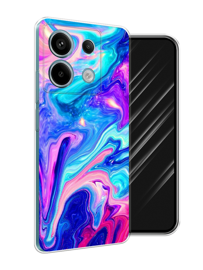 

Чехол Awog на Xiaomi Redmi Note 13 Pro 5G "Потеки краски", Розовый, 320150-1