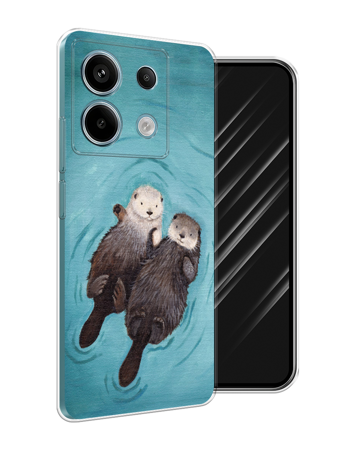 

Чехол Awog на Xiaomi Redmi Note 13 Pro 5G "Парочка бобров", Голубой, 320150-1