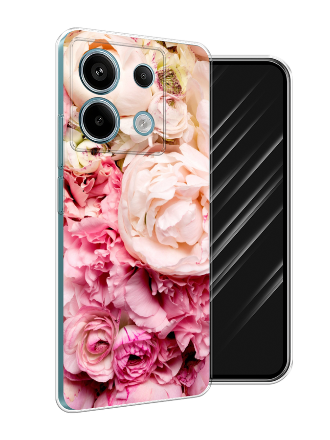 

Чехол Awog на Xiaomi Redmi Note 13 Pro 5G "Пионы яркие", Розовый, 320150-1