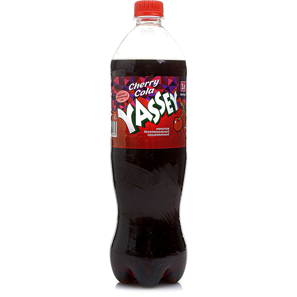 

Газированный напиток Яссей Cherry-Cola сильногазированный 1 л