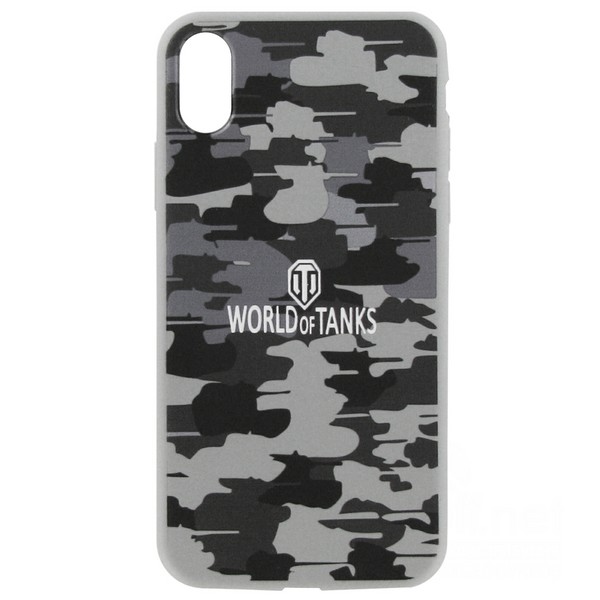 

Чехол-накладка Krutoff на Iphone X/Xs PATTERN MILITARY GREY, Разноцветный