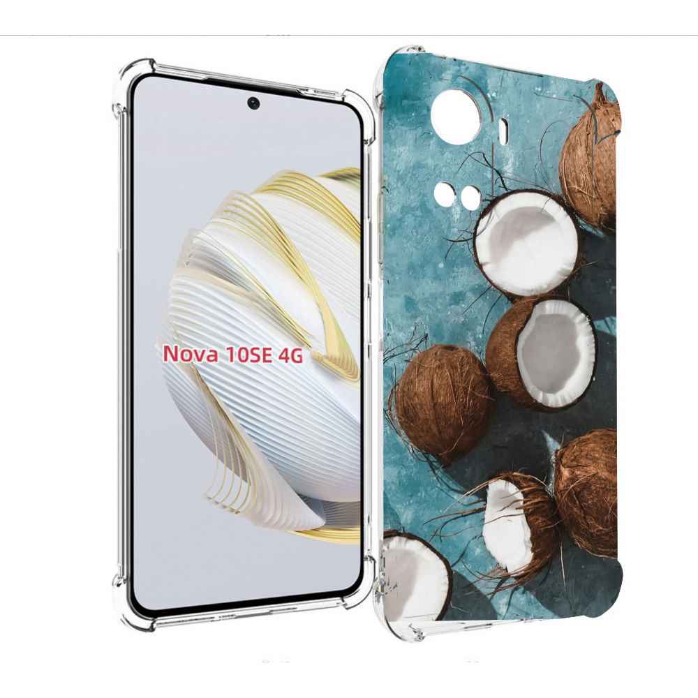 

Чехол MyPads красивые-кокосы для Huawei Nova 10 SE, Прозрачный, Tocco