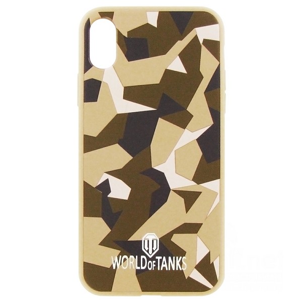 фото Чехол-накладка krutoff на iphone x/xs polygonal military green