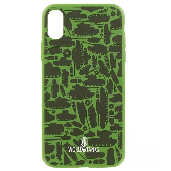 

Чехол-накладка Krutoff на Iphone X/Xs TECHNICS MILITARY GREEN, Разноцветный